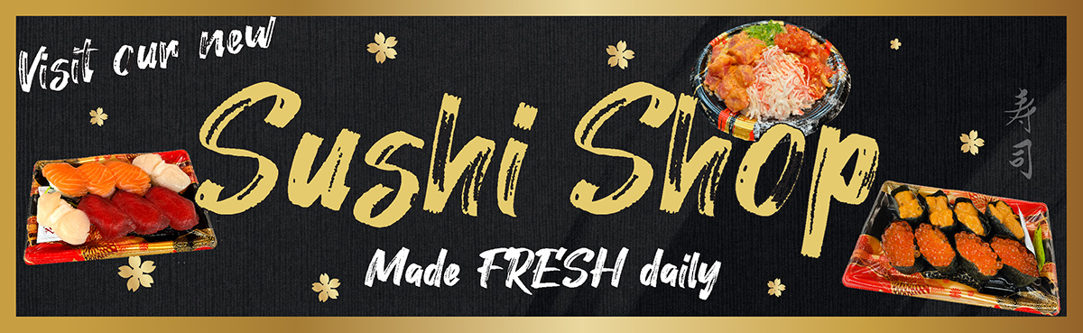 Sushi Shop Banner